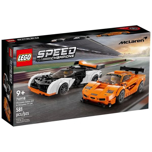 LEGO® Speed Champions 76918 - McLaren Solus GT &amp; McLaren F1 LM