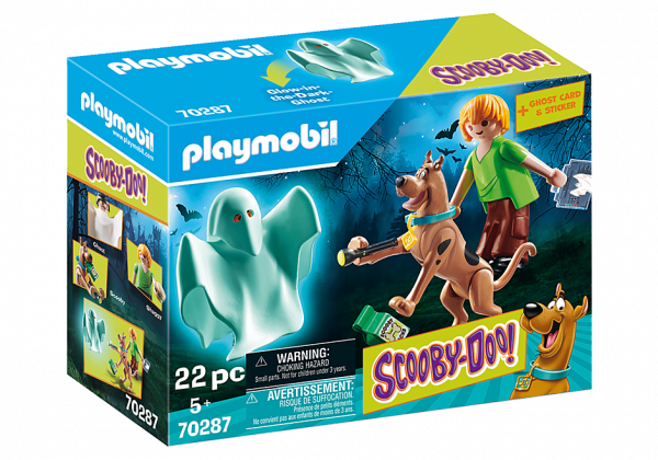 Playmobil,SCOOBY-DOO AND SHAGGY WITH GHOST