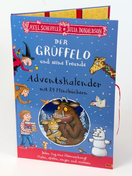 Adventskalender - Der Grüffelo und seine Freunde mit 24 Minibüchern