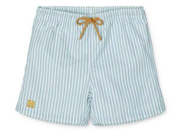 LIEWOOD - Duke UV Badeshorts Streifen Sea Blue White