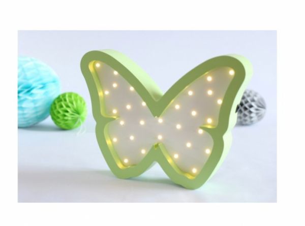HappyMoon - LED Nachtlampe Schmetterling grün
