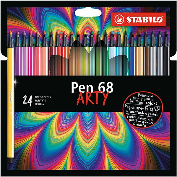 STABILO - Pen 68 - Fasermaler Arty 24er Etui