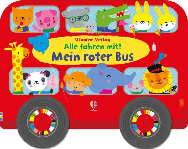 Usborne Verlag - Alle fahren mit! Mein roter Bus