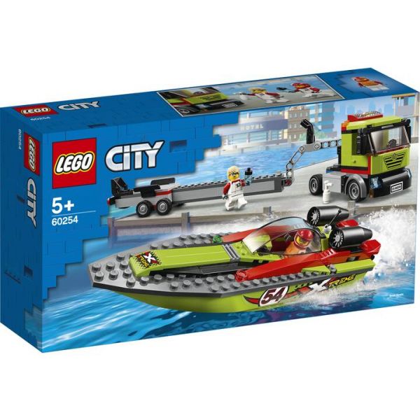 LEGO® City 60254 - Rennboot-Transporter