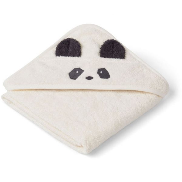 LIEWOOD - Albert Kapuzen Badetuch Panda Creme de la Creme (Grösse Baby)