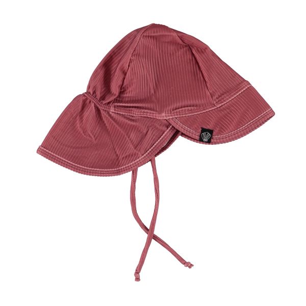 Beach &amp; Bandits - UV Sonnenhut Ribbed Garnet Bordeaux