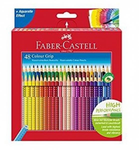 Faber-Castell - Buntstift Colour Grip 48er Set Kartonetui