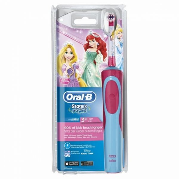 Braun Oral-B - Stages Power Disney-Prinzessinnen, elektrische Zahnbürste