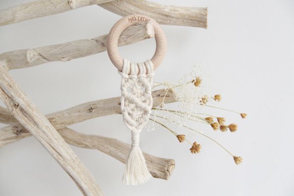 Mrs Ertha - Greifling Macrame Natural