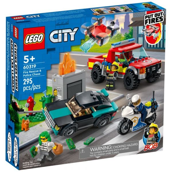 LEGO® City 60319 - Löscheinsatz und Verfolgungsjagd