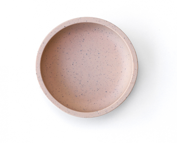 Mrs Ertha - Silikon Saugnapfschale Blush Speckle