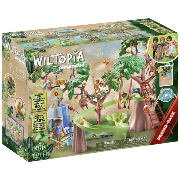 PLAYMOBIL® 71142 - Wiltopia - Tropischer Dschungel-Spielplatz