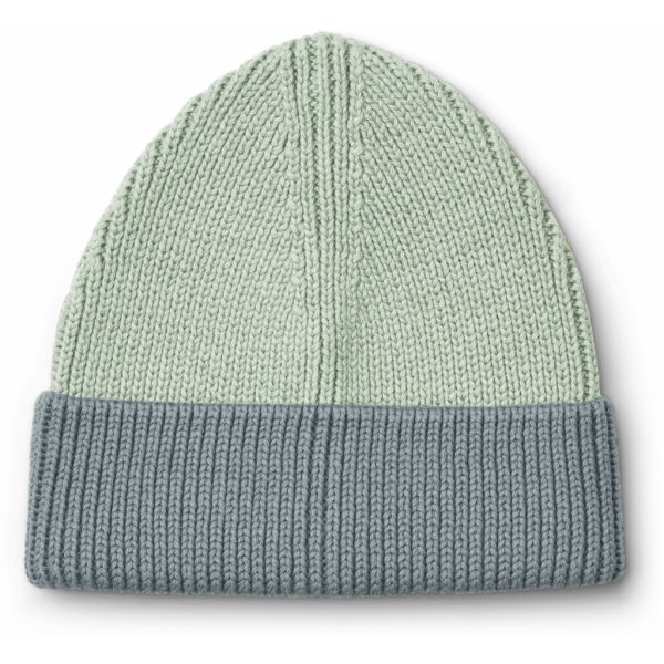 LIEWOOD - Ezra Beanie Dusty Mint - Sea Blue Mix