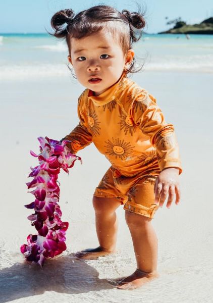 Beach &amp; Bandits - UV Badeoverall Baby Spread Sunshine