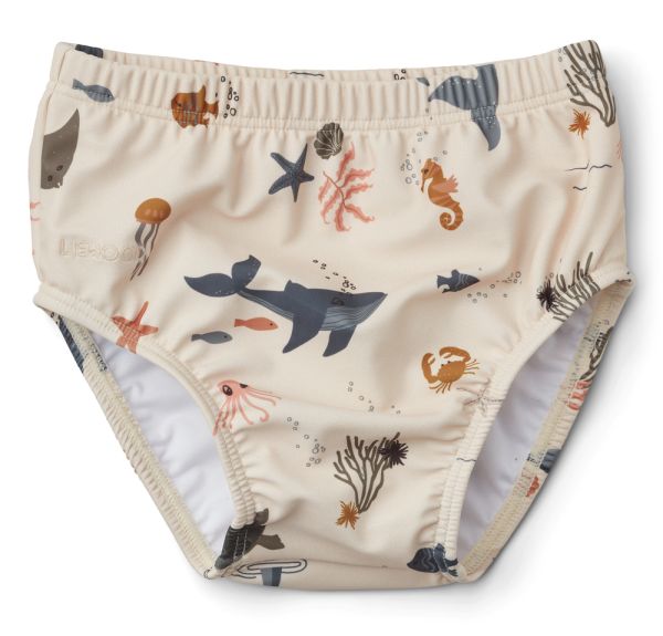 LIEWOOD - Anthony UV Baby Badehose Sea Creature Sandy