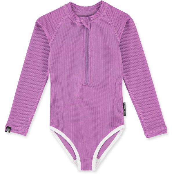 Beach &amp; Bandits - UV Badeanzug Ribbed Orchid