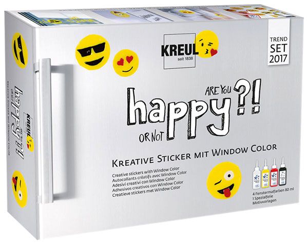KREUL - Window Color Happyset Sticker