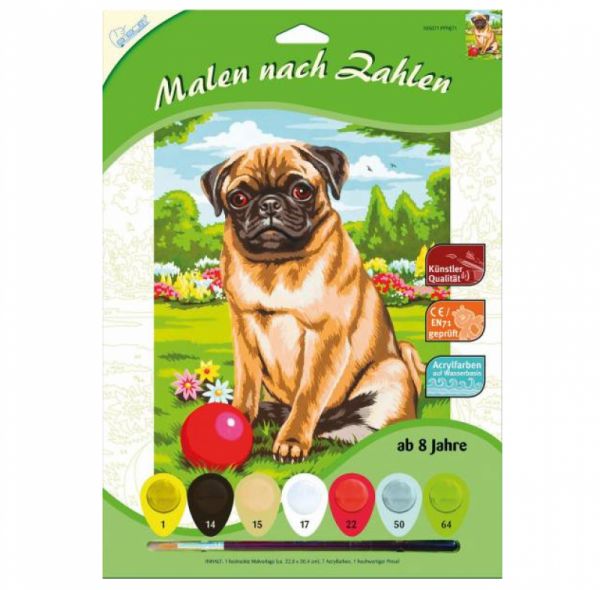 Mammut - Malen nach Zahlen, Mops