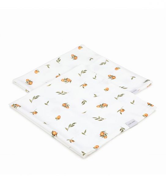 Qbana Mama - Bambus Muslin Swaddle 2er Set Secret Citrus