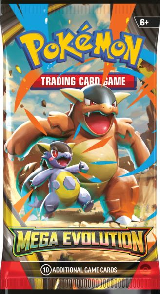 Pokemon ME01 Mega Evolution Booster, 1 Pack - Englisch