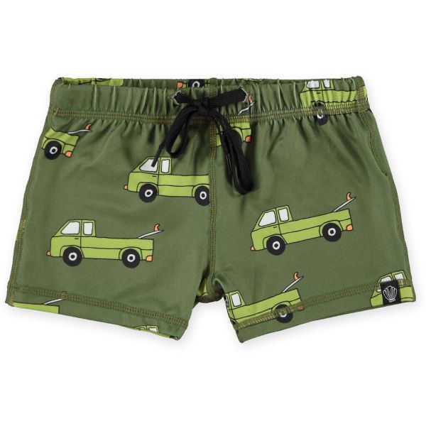 Beach &amp; Bandits - UV Badeshorts Auto Grün