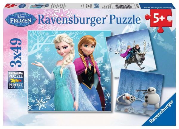 Ravensburger - Kinderpuzzle Frozen, Abenteuer im Winterland