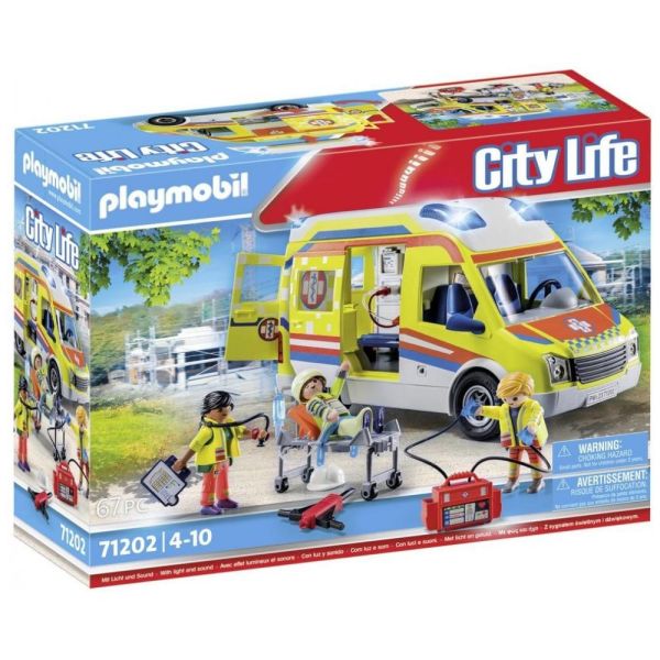 PLAYMOBIL® 71202 - Rettungswagen mit Licht und Sound