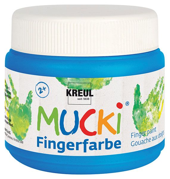 KREUL - MUCKI Fingerfarbe Blau, 150 ml