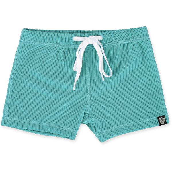 Beach &amp; Bandits - UV Badeshorts Ribbed Coastal Türkis