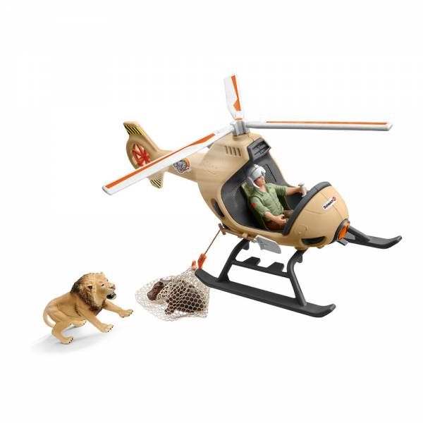 Schleich 42476 Wild Life - Helikopter Tierrettung