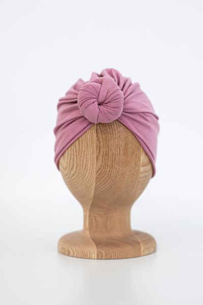 Looks by Luks - Turban Organic Mauve Pink runder Bun