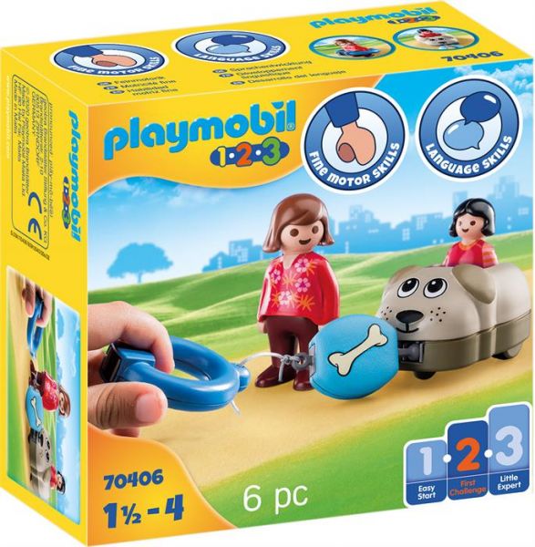 PLAYMOBIL® 70406 - 1.2.3 Mein Schiebehund