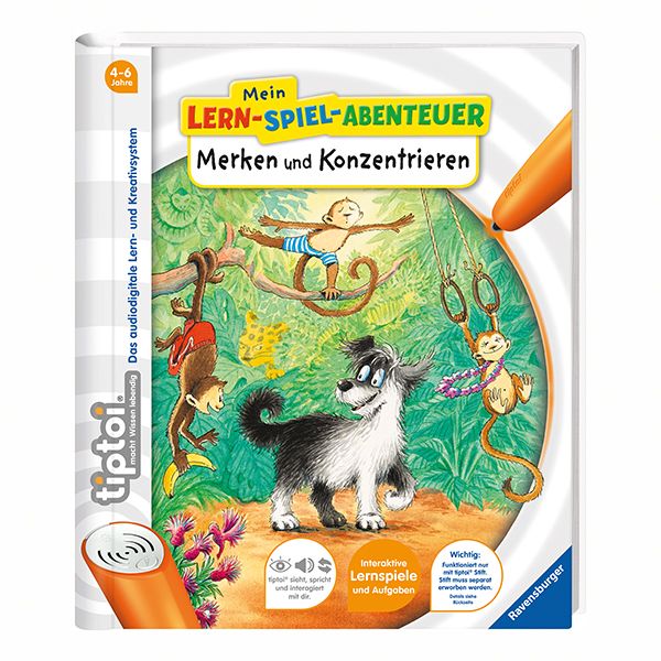 Ravensburger tiptoi® - Merken und Konzentrieren (ohne Stift)