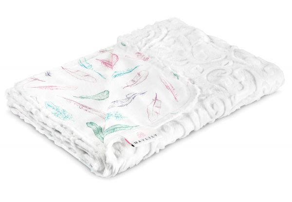 Maylily - Luxe light Decke Paradise Feathers white