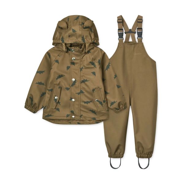 LIEWOOD - Dakota Softshell Regenbekleidungsset Bats Khaki