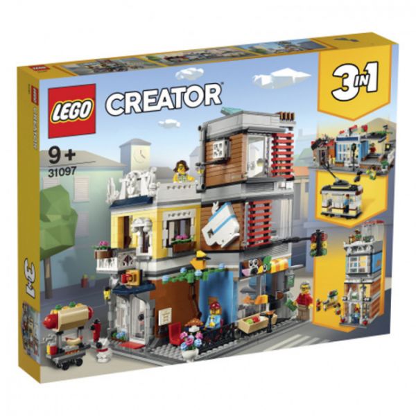 LEGO® Creator 31097 - Stadthaus mit Zoohandlung &amp; Café
