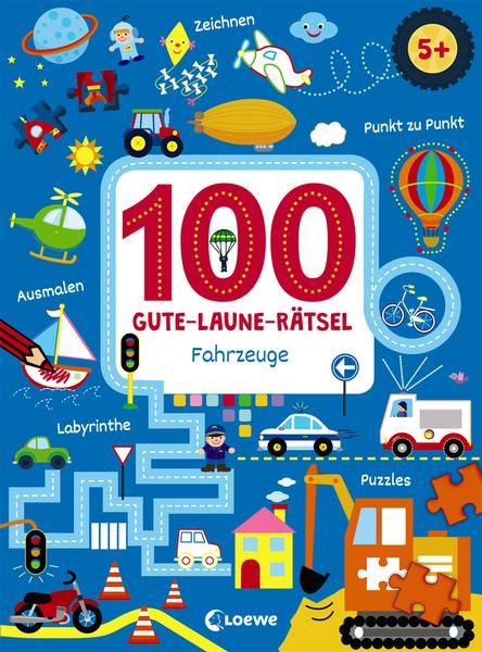 Loewe Verlag - 100 Gute-Laune-Rätsel - Fahrzeuge - Lernspiele