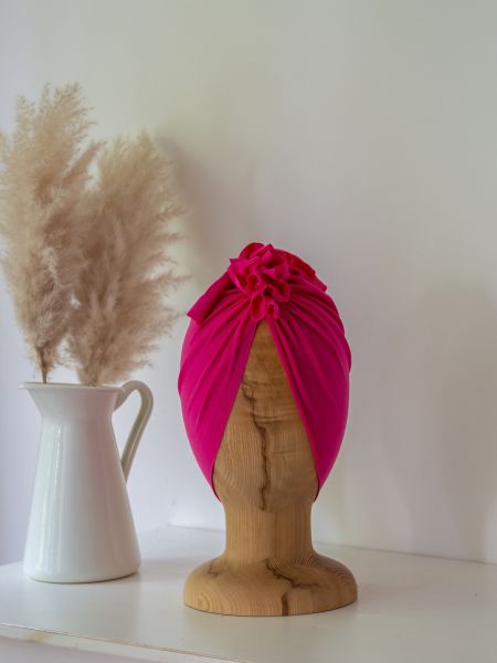 Looks by Luks - Turban Basic light Fuchsia