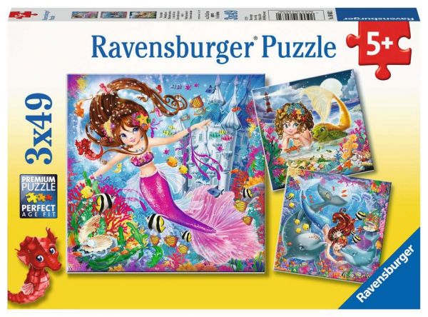 Ravensburger - Kinderpuzzle Bezaubernde Meerjungfrauen