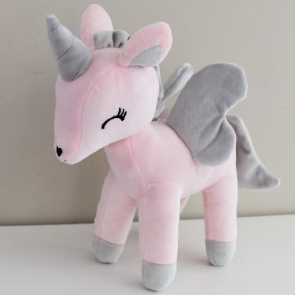 Melootka - Plüsch Einhorn pink M