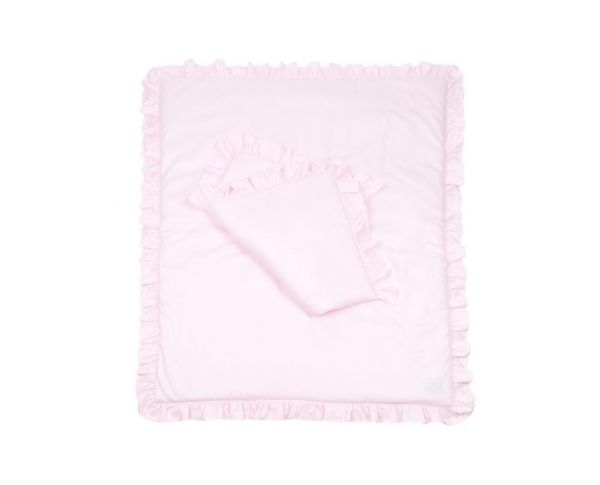Cotton &amp; Sweets - Bettwäsche Simply Glamour Powder Pink gefüttert 80 x 100cm
