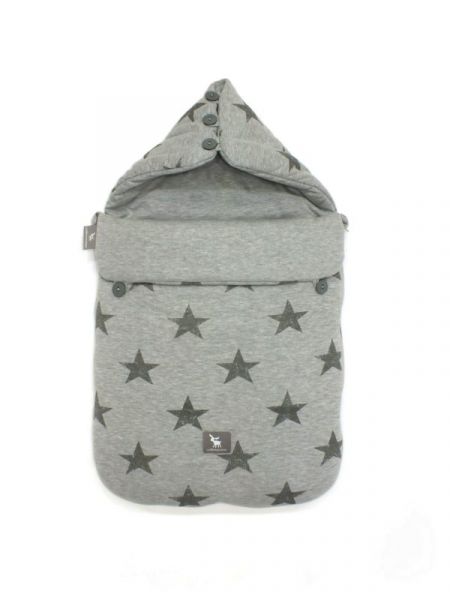 Cottonmoose - Mini Fusssack &quot;Pooh&quot; Grey Stars