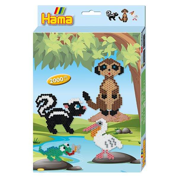 Hama - Midi Bügelperlen Geschenkpackung Wildtiere