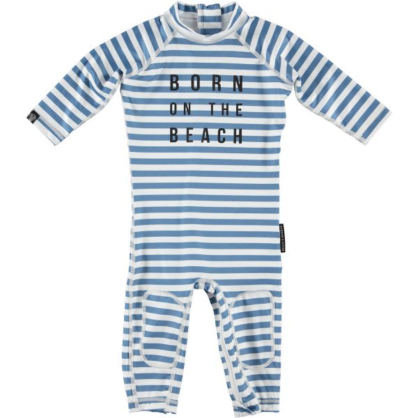 Beach &amp; Bandits - UV Badeoverall Baby Beach Boy Ocean Blue