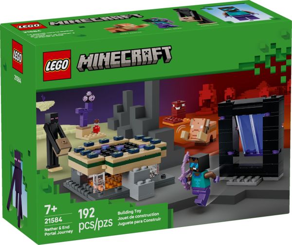 LEGO® Minecraft 21584 - Reise durch Nether und Endportal