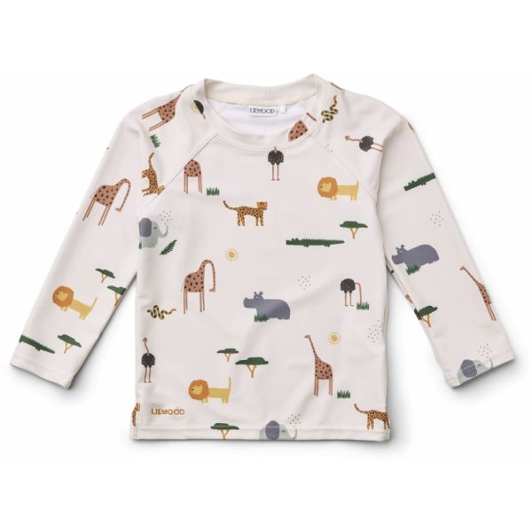 LIEWOOD - Noah UV Badeshirt Safari Mix