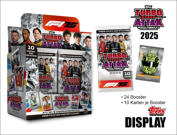 Topps - Turbo Attax Formel 1 TC 2025 - 1 Booster
