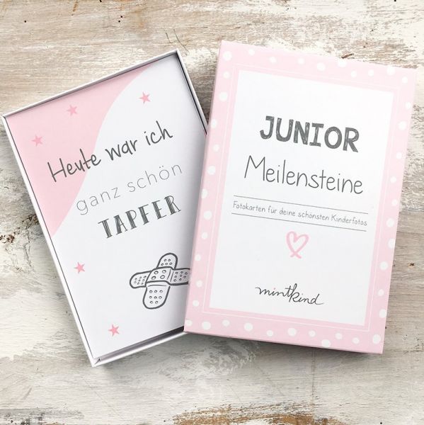 mintkind - Meilensteinkarten- Set Junior