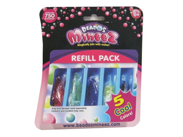 Bindeez 106191 - Mineez Nachfüllpack 750 Perlen