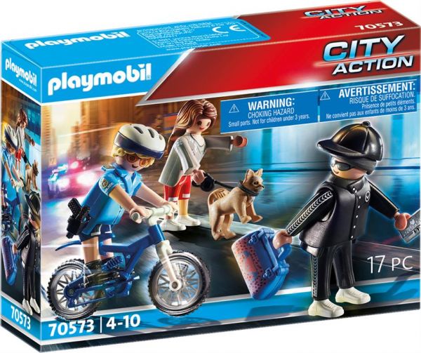 PLAYMOBIL® 70573 - Polizei-Fahrrad: Verfolgung des Taschendiebs